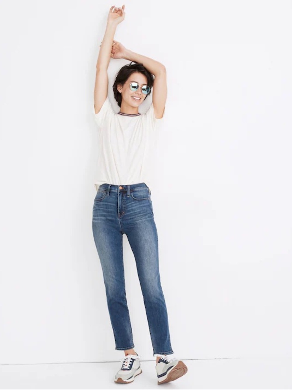 Madewell roadtripper stovepipe jeans 26t